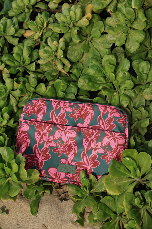 Laptop Case | Pua Melia Forest Pink