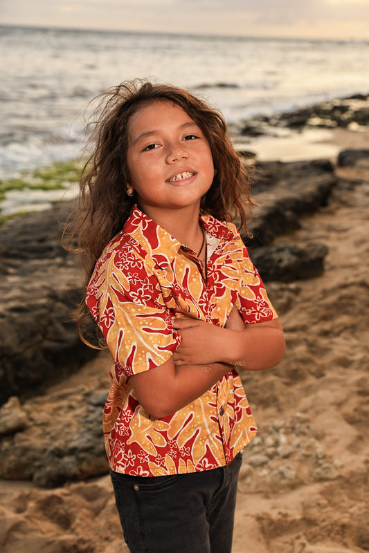 Keiki Aloha Shirt | Pua Lauaʻe