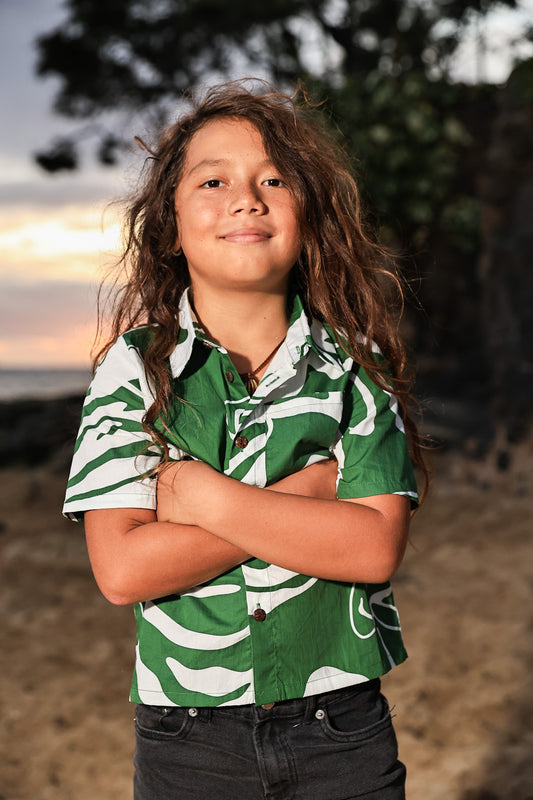 Keiki Aloha Shirt | Anthurium