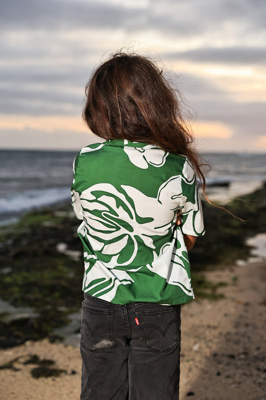 Keiki Aloha Shirt | Anthurium