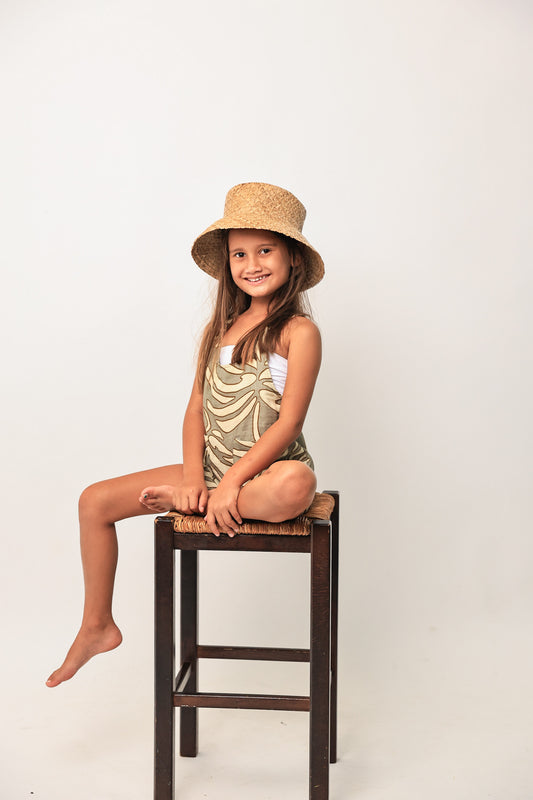 Keiki Bridget Overall Short Jumper | Monstera