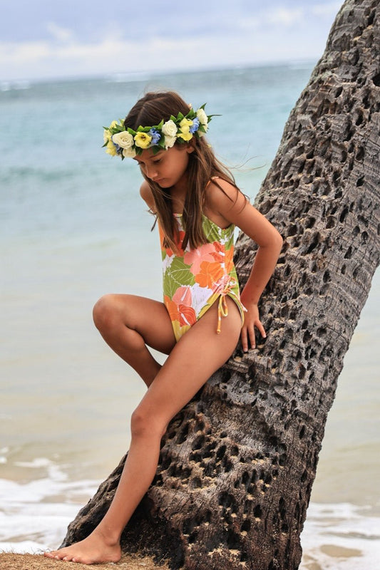 Keiki Paradise One-Piece Swimsuit | Island Vintage Tropical