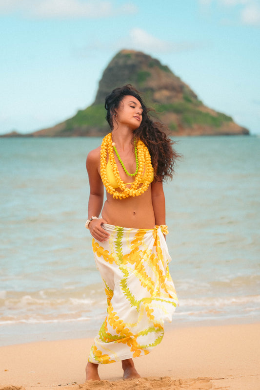 Summer Beach Wear Hawaiian Sarong Beach Pareo Style Pattern