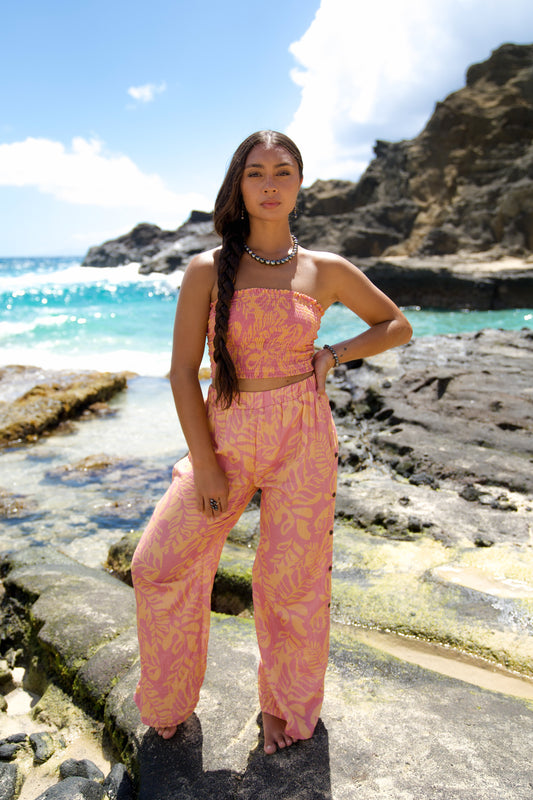 Anu Button Pants | Laua'e Fern Pog