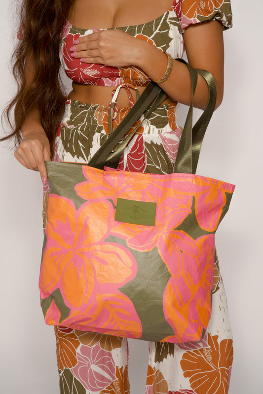 Reversible Tyvek Tote Bag | Pua Melia