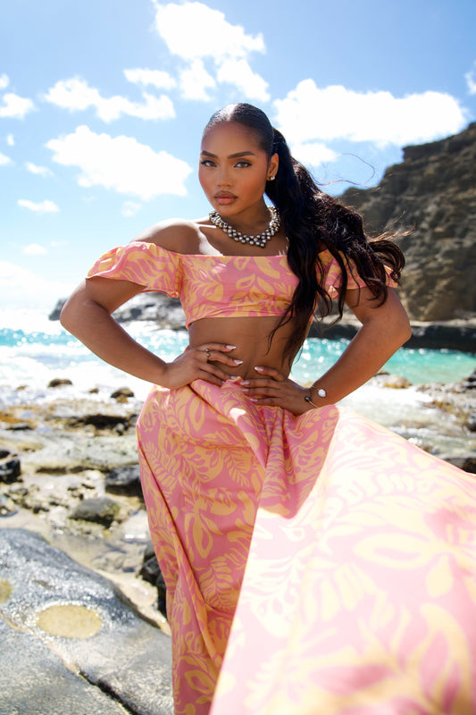 Mahina Two-Piece Set | Laua'e Fern Pog