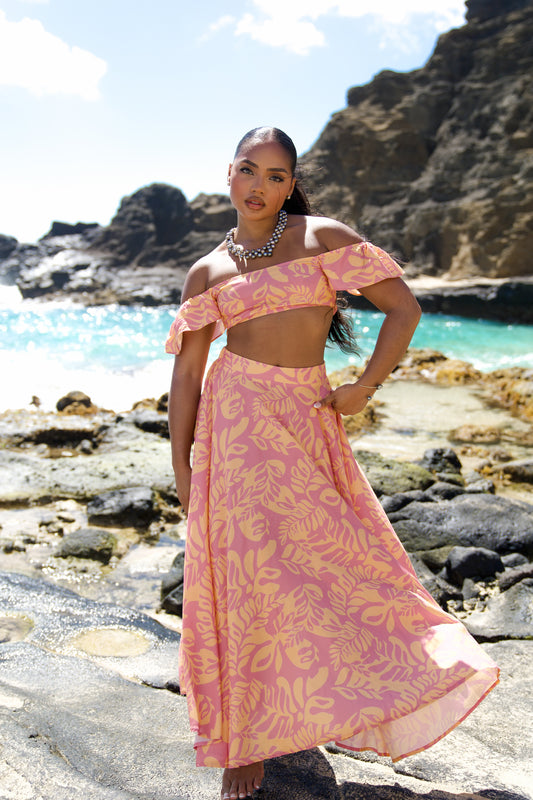 Mahina Two-Piece Set | Laua'e Fern Pog